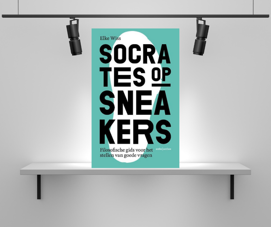 Socrates op sneakers omslag van het boek